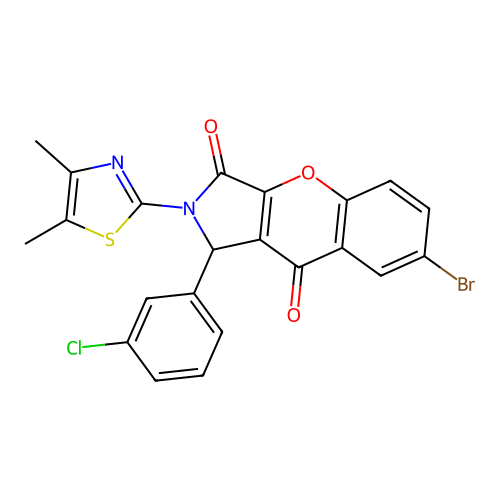 C22H14BrClN2O3S structure