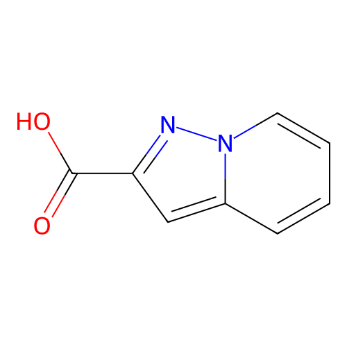 Pyrazolo(1,5-a)pyridine-2-carboxylic acid structure