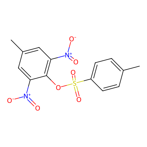 (4-Methyl-2,6-dinitrophenyl) 4-methylbenzenesulfonate structure