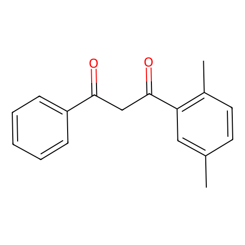 1,3-Propanedione, 1-(2,5-dimethylphenyl)-3-phenyl- structure