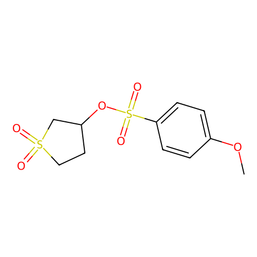 1,1-Dioxothiolan-3-yl 4-methoxybenzenesulfonate structure