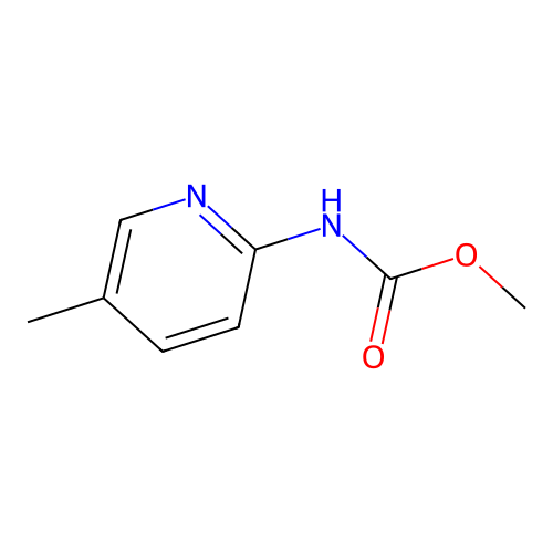 Methyl (5-methylpyridin-2-yl)carbamate structure