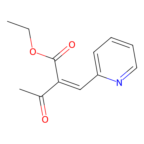Ethyl 3-oxo-2-(pyridin-2-ylmethylidene)butanoate structure