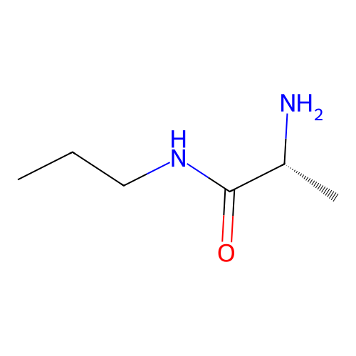 (2R)-2-amino-N-propylpropanamide structure