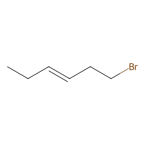 1-Bromo-3-hexene structure
