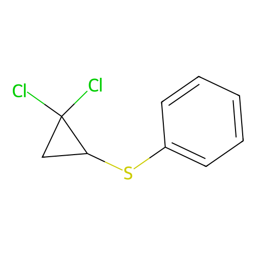 2,2-Dichlorocyclopropyl Phenyl Sulfide structure