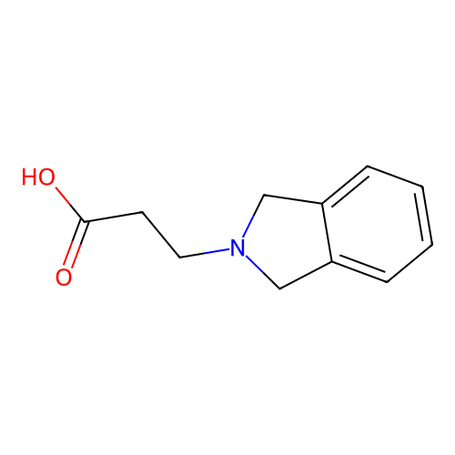 3-(Isoindolin-2-yl)propanoic acid structure