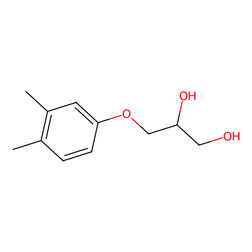 3-(3,4-Dimethylphenoxy)propane-1,2-diol structure