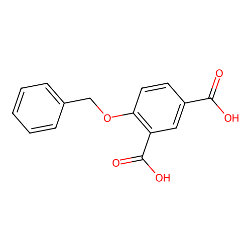 1,3-Benzenedicarboxylic acid, 4-(phenylmethoxy)- structure