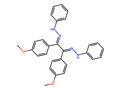 N-[(E)-[(2E)-1,2-bis(4-methoxyphenyl)-2-(phenylhydrazinylide structure