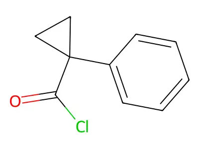 1-Phenyl-cyclopropanecarbonyl chloride structure