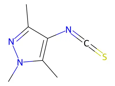 4-Isothiocyanato-1,3,5-trimethylpyrazole structure