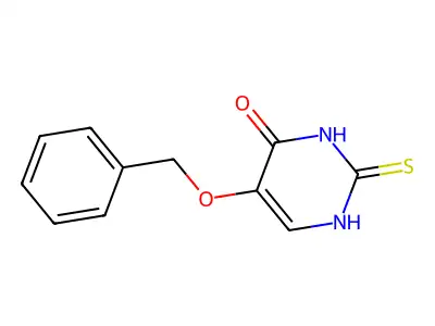 5-(Benzyloxy)-2-sulfanylidene-2,3-dihydropyrimidin-4(1H)-one structure