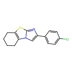 2-(4-Chlorophenyl)-5,6,7,8-tetrahydroimidazo[2,1-b][1,3]benzothiazole structure