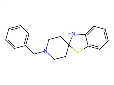 1'-benzyl-3H-spiro[1,3-benzothiazole-2,4'-piperidine] structure
