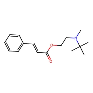 2-[Tert-butyl(methyl)amino]ethyl 3-phenylacrylate structure