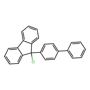 9-Chloro-9-(4-phenylphenyl)fluorene structure