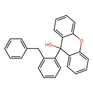 9-(2-Benzylphenyl)xanthen-9-ol structure