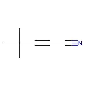 4,4-二甲基-2-戊炔腈 structure