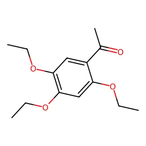 2,4,5-三乙氧基苯基甲基酮 structure