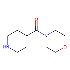 4-(Piperidine-4-carbonyl)morpholine hydrochloride structure