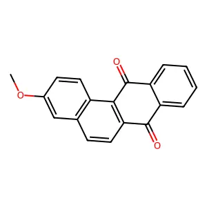 3-Methoxybenzo(a)anthracene-7,12-dione structure