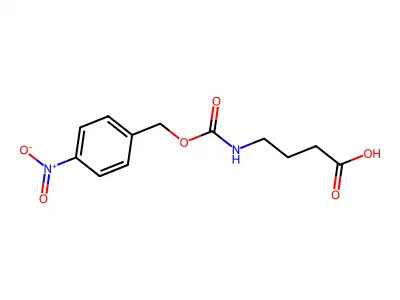 4-(p-Nitrobenzyloxycarbonyl)aminobutyric acid structure
