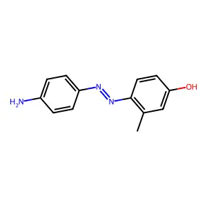 Phenol, 4-(2-(4-aminophenyl)diazenyl)-3-methyl- structure