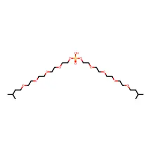 3,6,9,12-Tetraoxahexadecan-1-ol, 15-methyl-, 1,1'-(hydrogen phosphate) structure