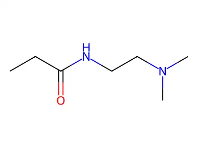 Propanamide, N-(2-(dimethylamino)ethyl)- structure