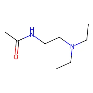 N-(2-二乙氨基乙基)乙酰胺 structure