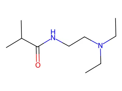 Propanamide, N-(2-(diethylamino)ethyl)-2-methyl- structure