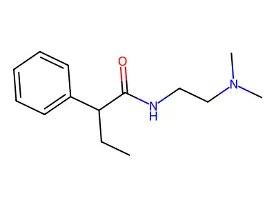 Benzeneacetamide, N-(2-(dimethylamino)ethyl)-alpha-ethyl- structure