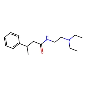 N-(2-(二乙氨基)乙基)-3-苯基丁酰胺 structure