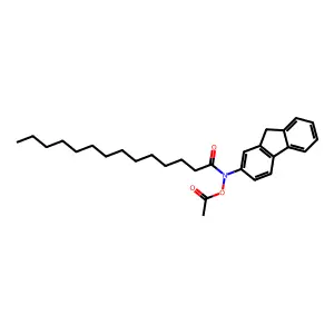 N-acetoxy-N-myristoyl-2-aminofluorene structure