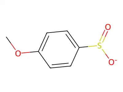 4-Methoxybenzenesulfinate structure