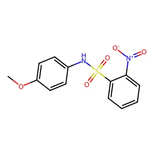 N-(4-methoxyphenyl)-2-nitrobenzenesulfonamide structure