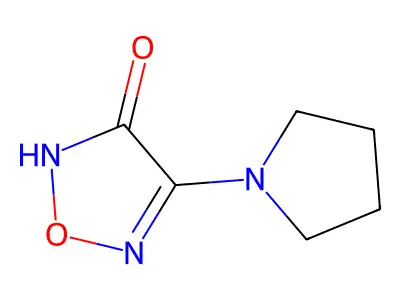 4-(Pyrrolidin-1-yl)-1,2,5-oxadiazol-3(2H)-one structure