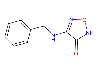 4-(Benzylamino)-1,2,5-oxadiazol-3-ol structure