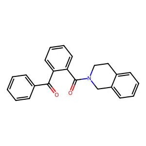 2-(2-Benzoylbenzoyl)-1,2,3,4-tetrahydroisoquinoline structure