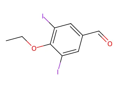 4-Ethoxy-3,5-diiodobenzaldehyde structure