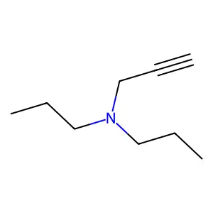 N,N-Dipropyl-2-propyn-1-amine structure