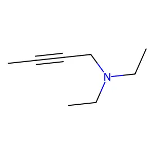 1-Diethylamino-2-butyne structure