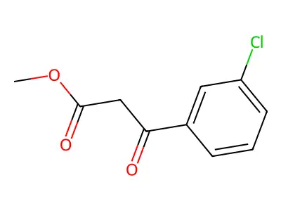Methyl 3-(3-chlorophenyl)-3-oxopropanoate structure