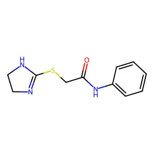 2-((4,5-Dihydro-1H-imidazol-2-yl)thio)-N-phenylacetamide structure