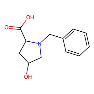 D-Proline, 4-hydroxy-1-(phenylmethyl)-, cis- structure