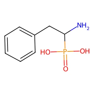 P-(1-Amino-2-phenylethyl)phosphonic acid structure