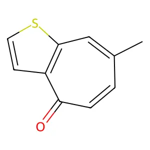 7-Methyl-4H-cyclohepta[b]thiophen-4-one structure