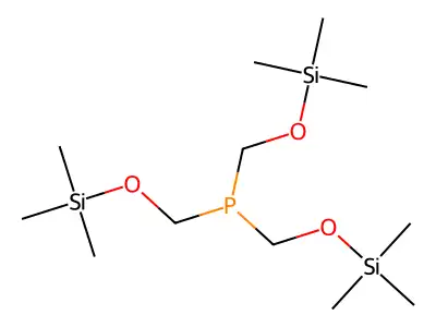 Phosphine, tris[[(trimethylsilyl)oxy]methyl]- structure