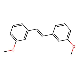 3,3'-Dimethoxy-stilbene structure
